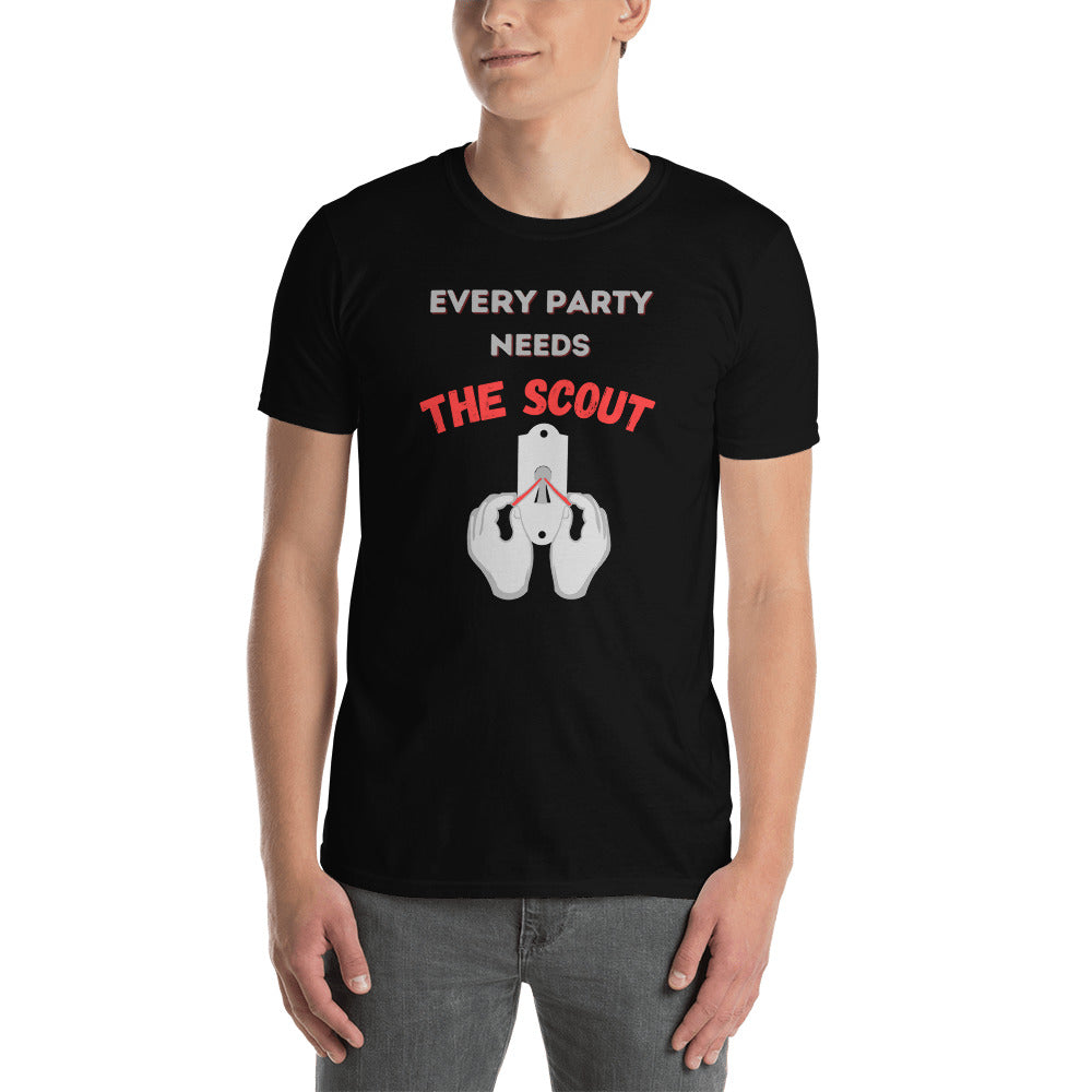 "Party Role - Scout" Softstyle Short-sleeve Unisex T-shirt
