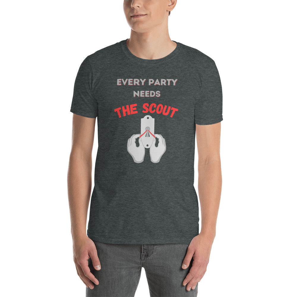 "Party Role - Scout" Softstyle Short-sleeve Unisex T-shirt