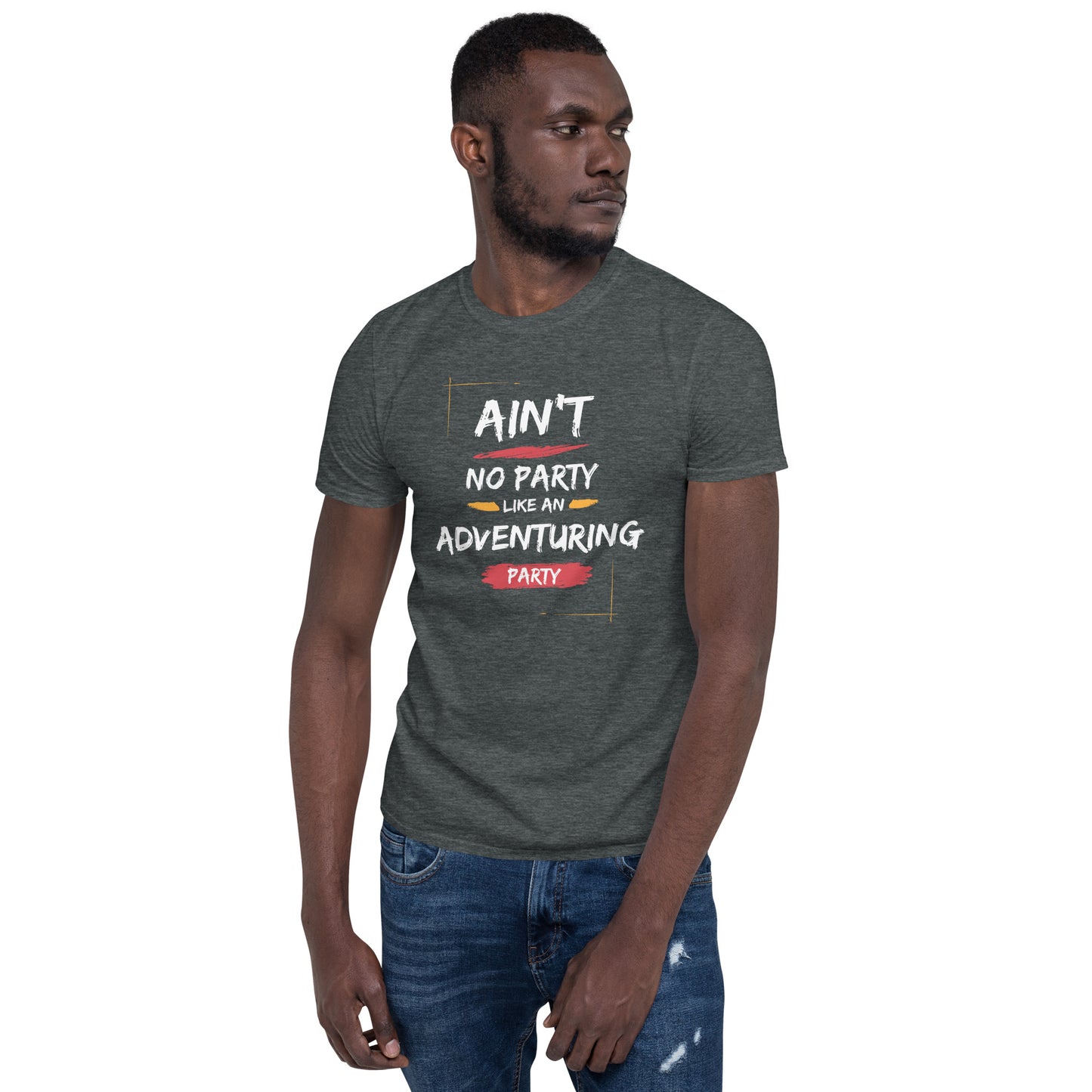 "Aint No Party" Softstyle Short-sleeve Unisex T-shirt