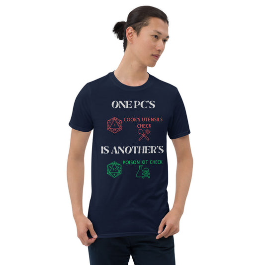 "Nat1 vs Nat20" Softstyle Short-sleeve Unisex T-shirt
