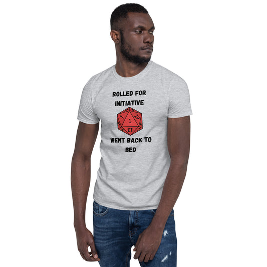 "Back to Bed" Softstyle Short-sleeve Unisex T-shirt
