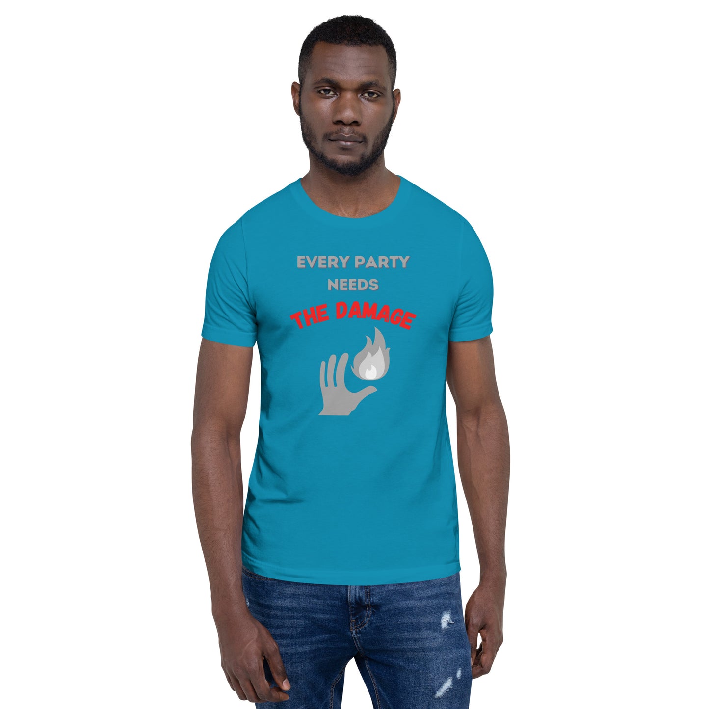 "Party Role - Damage" Premium Short-sleeve Unisex T-shirt