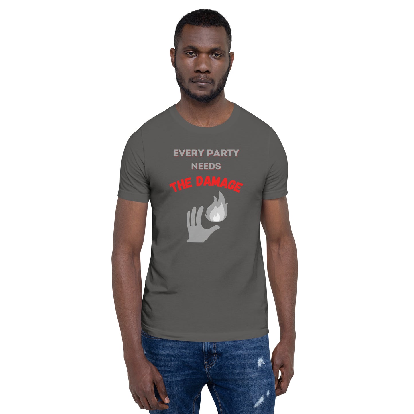 "Party Role - Damage" Premium Short-sleeve Unisex T-shirt