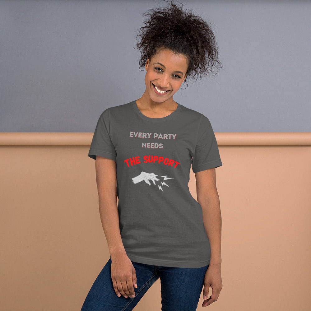 "Party Role - Support" Premium Short-sleeve Unisex T-shirt