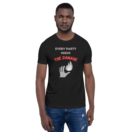"Party Role - Damage" Premium Short-sleeve Unisex T-shirt