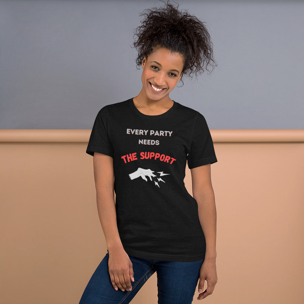 "Party Role - Support" Premium Short-sleeve Unisex T-shirt