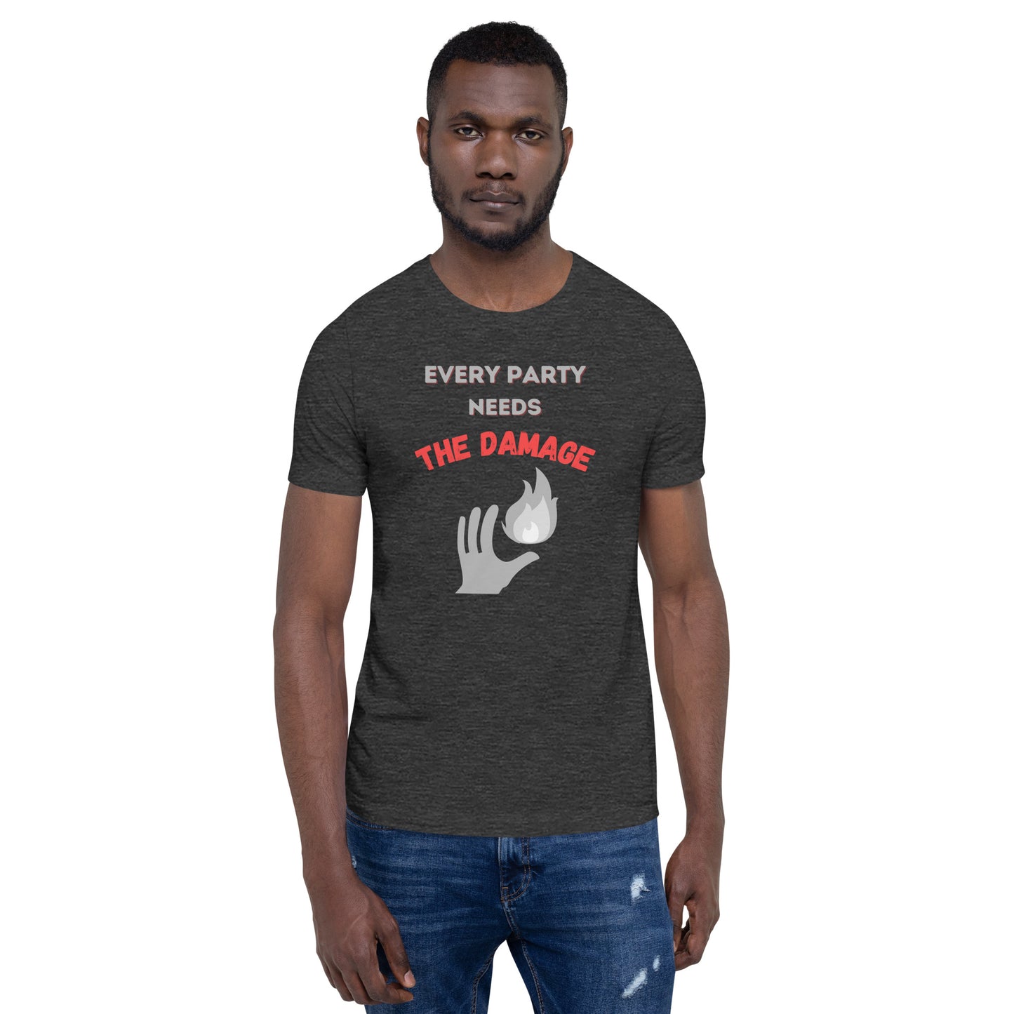 "Party Role - Damage" Premium Short-sleeve Unisex T-shirt