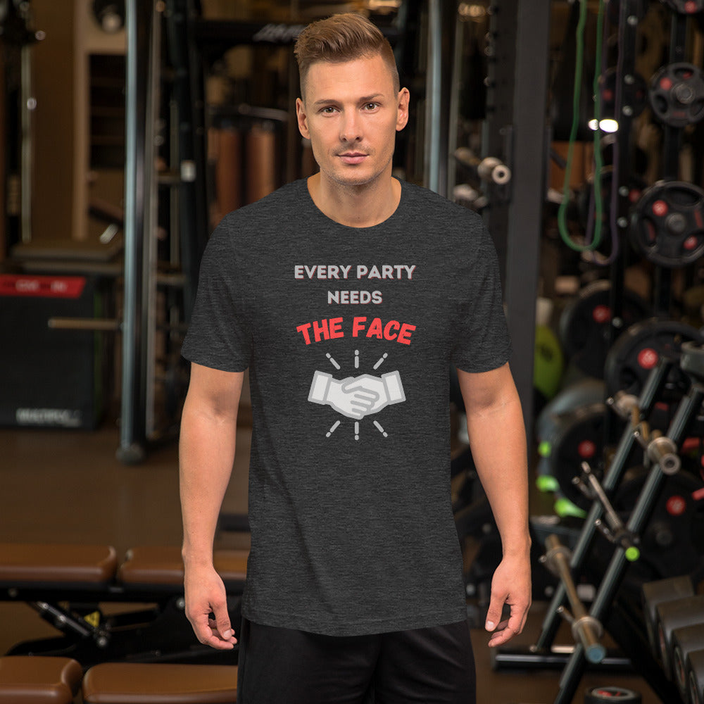 "Party Role - Face" Premium Short-sleeve Unisex T-shirt