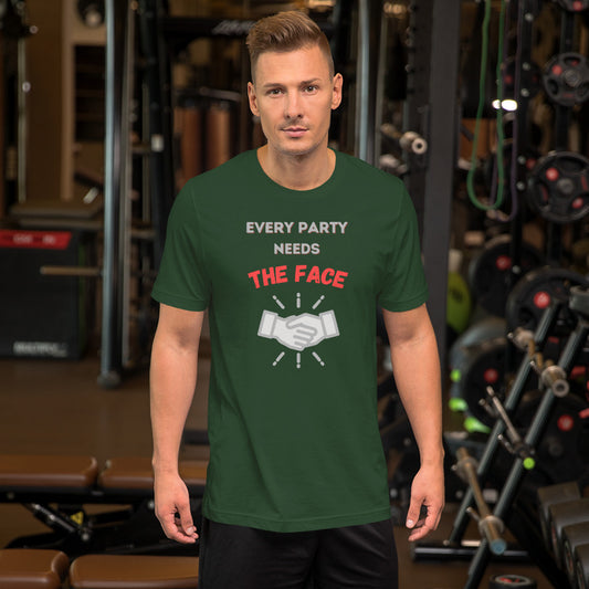 "Party Role - Face" Premium Short-sleeve Unisex T-shirt