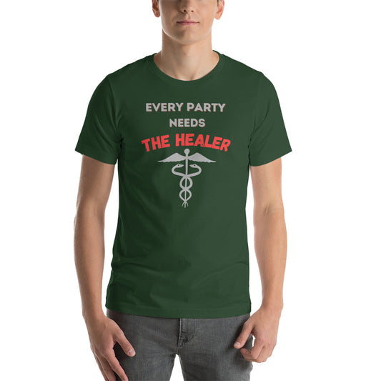 "Party Role - Healer" Premium Short-sleeve Unisex T-shirt
