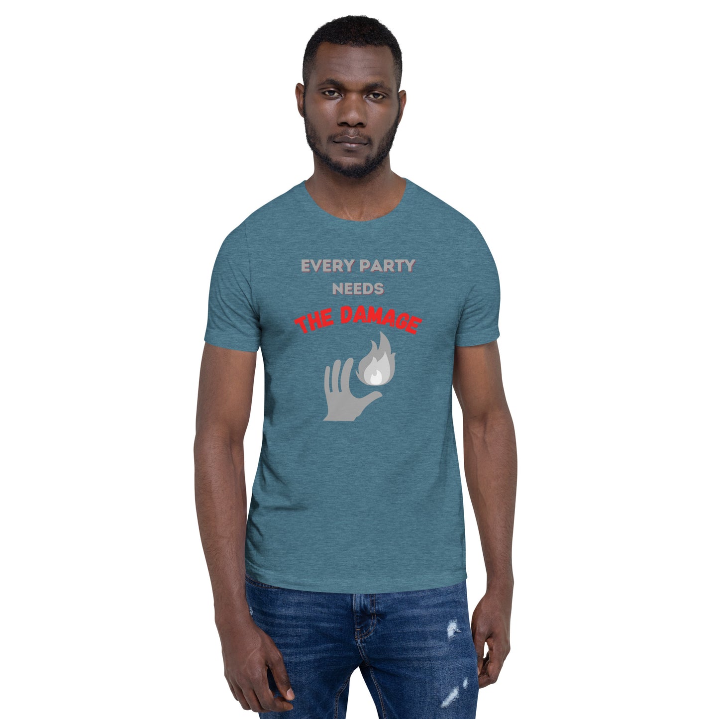 "Party Role - Damage" Premium Short-sleeve Unisex T-shirt