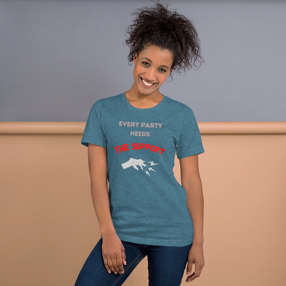"Party Role - Support" Premium Short-sleeve Unisex T-shirt