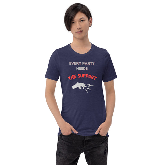 "Party Role - Support" Premium Short-sleeve Unisex T-shirt