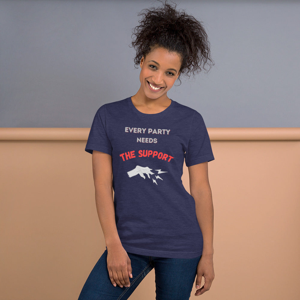 "Party Role - Support" Premium Short-sleeve Unisex T-shirt