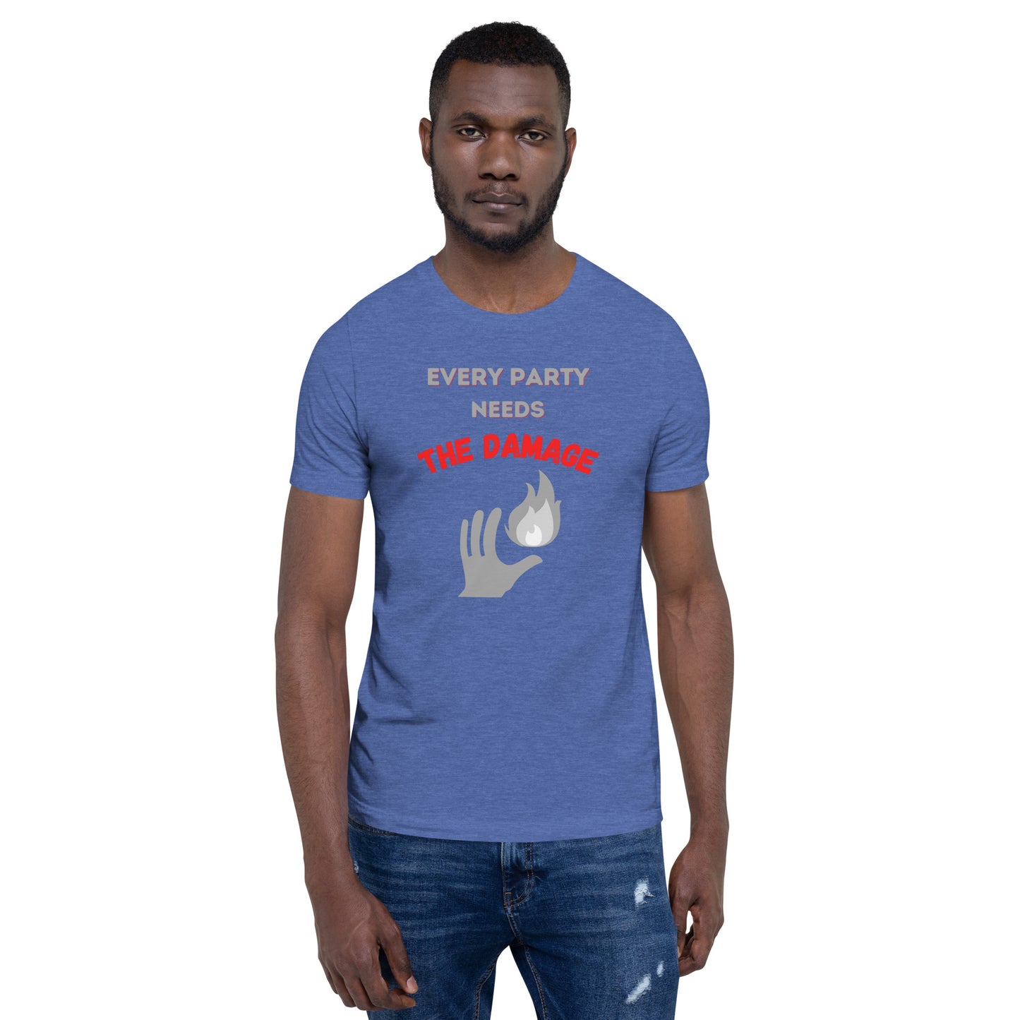 "Party Role - Damage" Premium Short-sleeve Unisex T-shirt