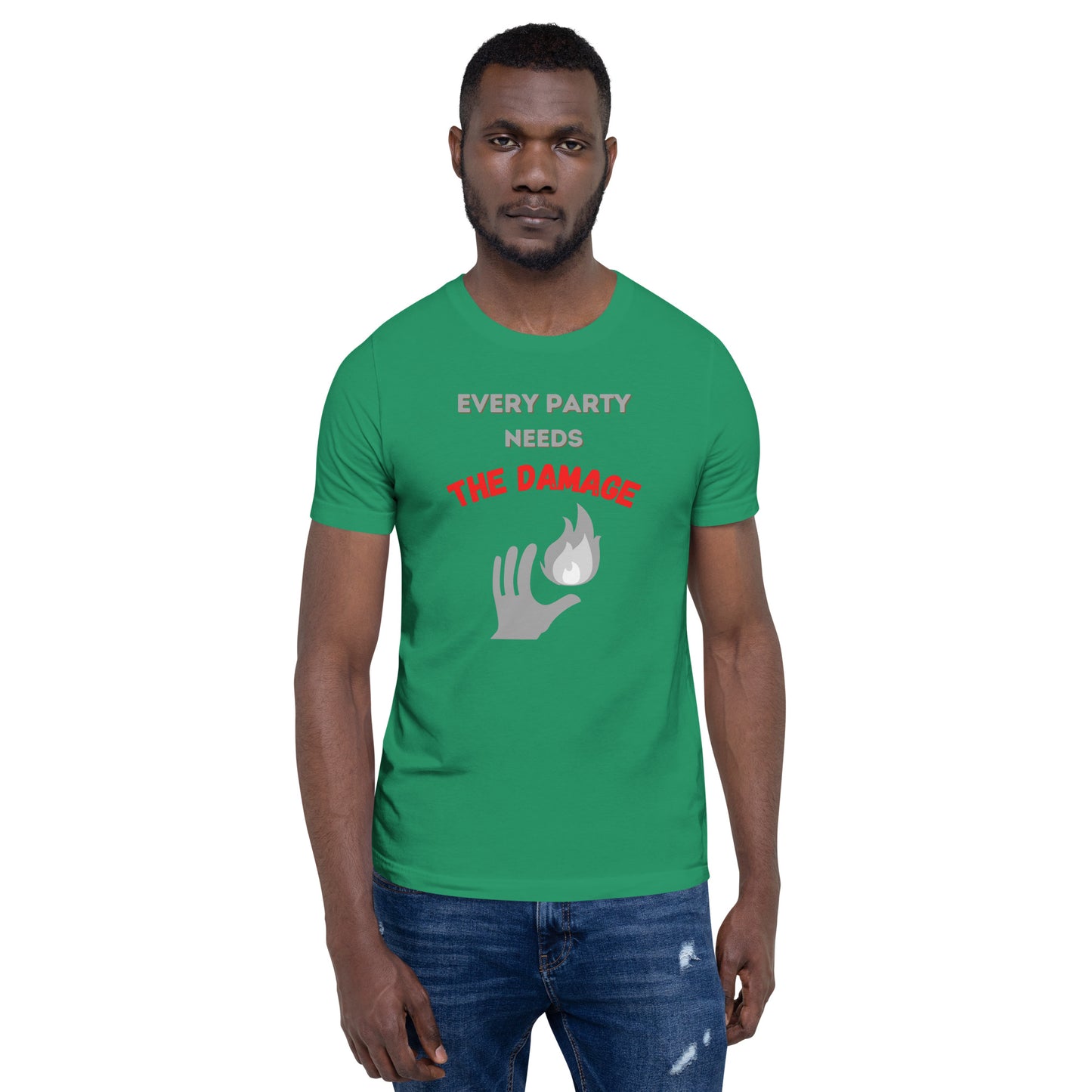 "Party Role - Damage" Premium Short-sleeve Unisex T-shirt