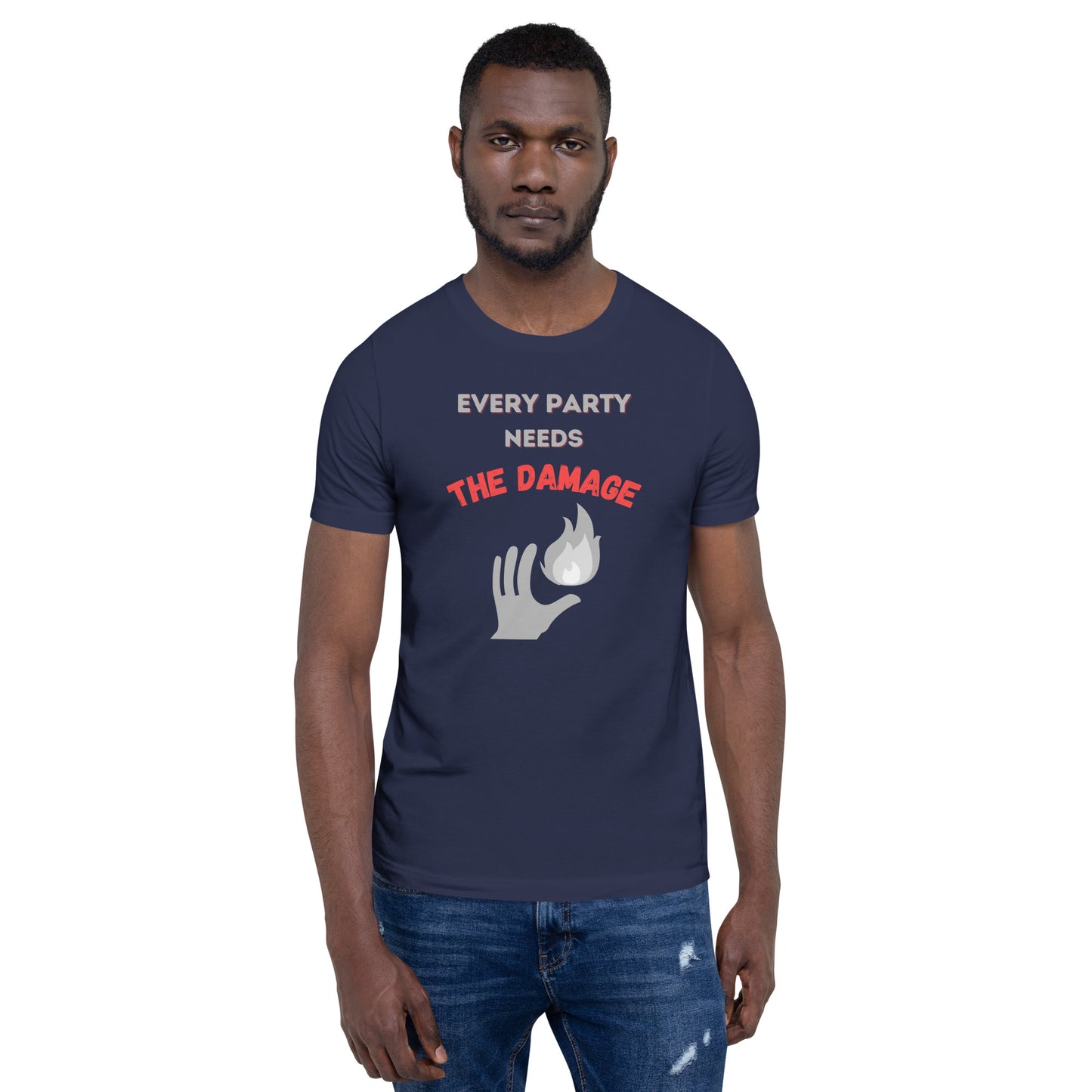 "Party Role - Damage" Premium Short-sleeve Unisex T-shirt