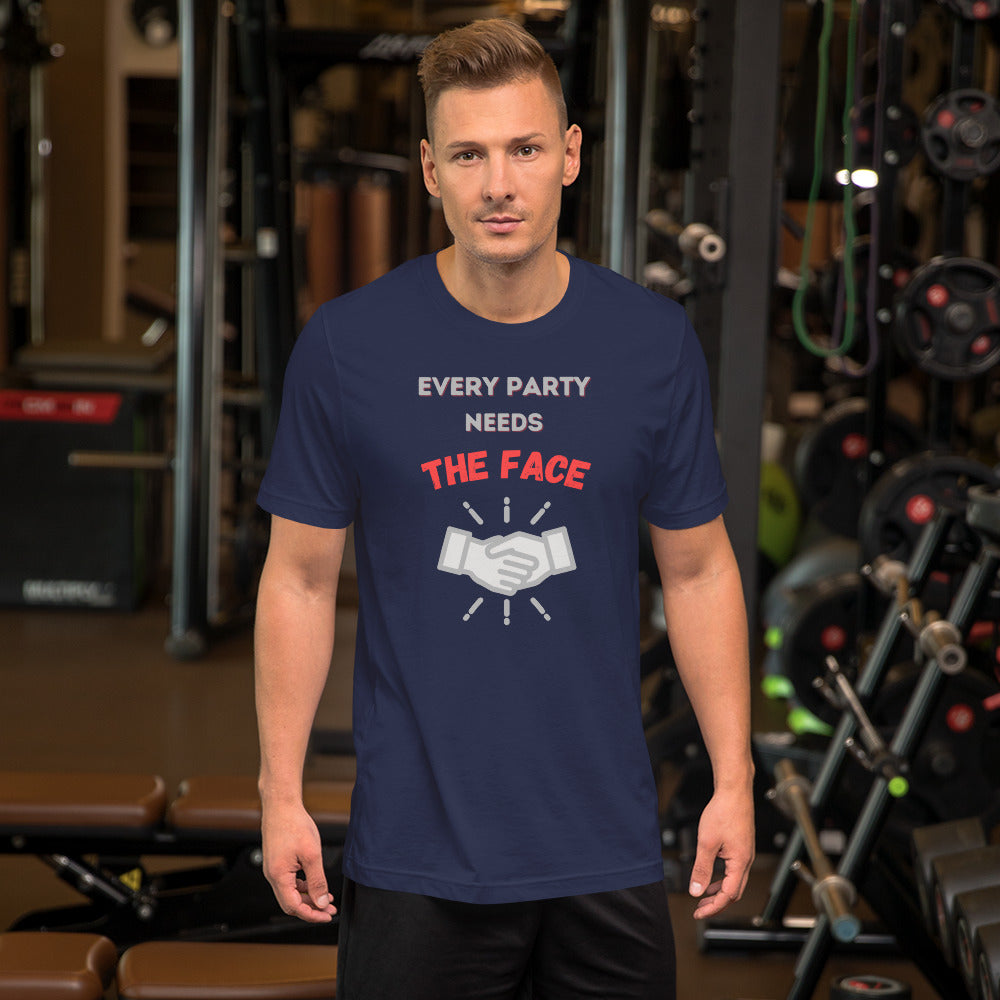 "Party Role - Face" Premium Short-sleeve Unisex T-shirt