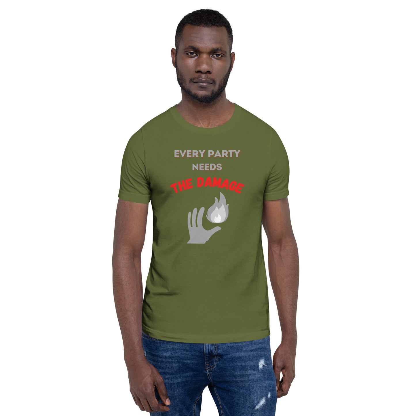 "Party Role - Damage" Premium Short-sleeve Unisex T-shirt