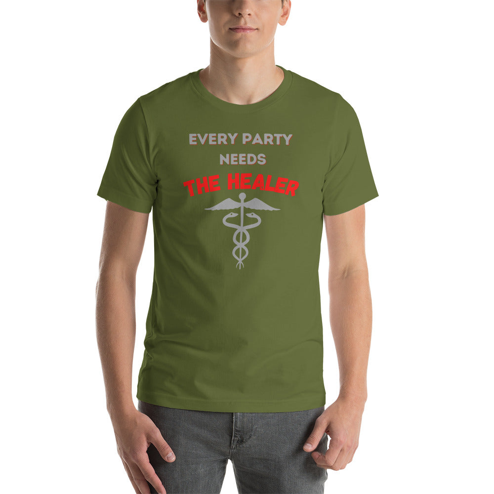 "Party Role - Healer" Premium Short-sleeve Unisex T-shirt