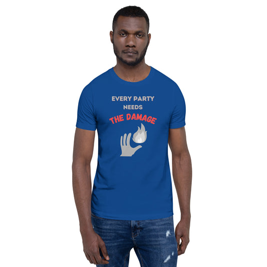 "Party Role - Damage" Premium Short-sleeve Unisex T-shirt