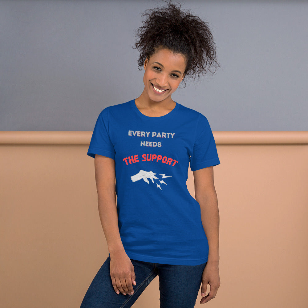 "Party Role - Support" Premium Short-sleeve Unisex T-shirt