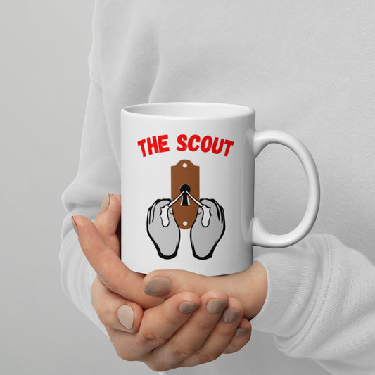 "Party Role - Scout" White Glossy Mug