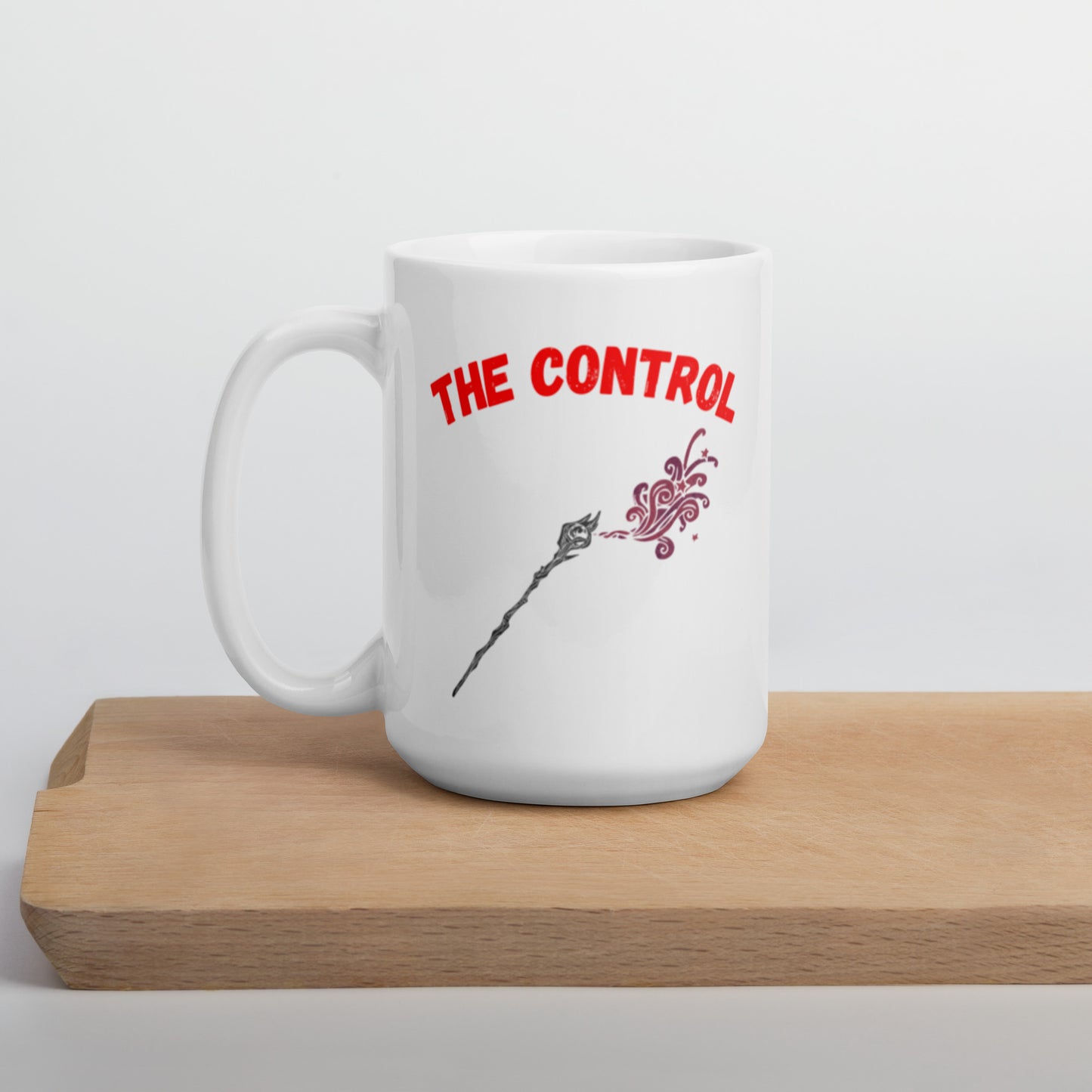 "Party Role - Control" White Glossy Mug