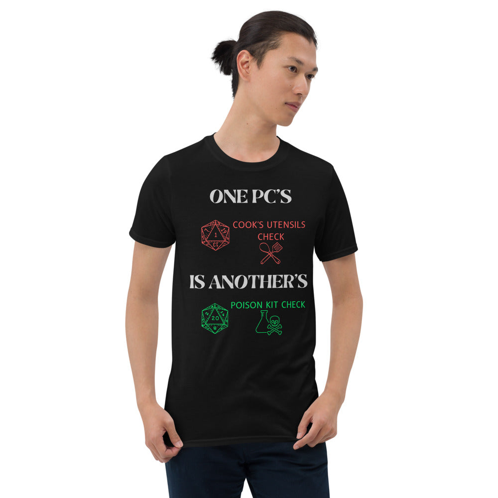 "Nat1 vs Nat20" Softstyle Short-sleeve Unisex T-shirt