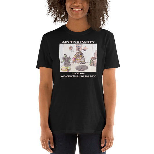 "Adventuring Party" Softstyle Short-sleeve Unisex T-shirt