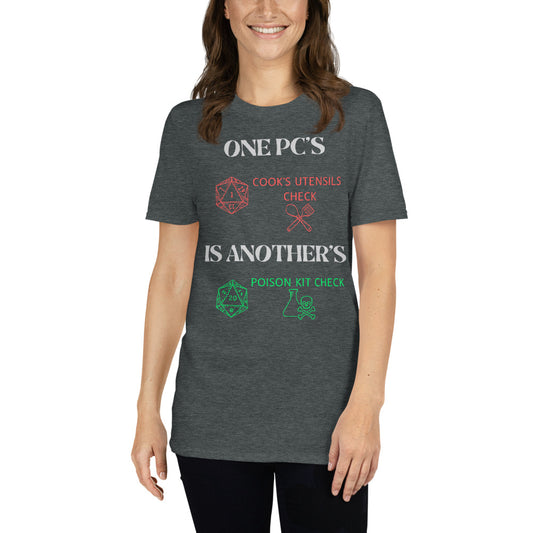 "Nat1 vs Nat20" Softstyle Short-sleeve Unisex T-shirt