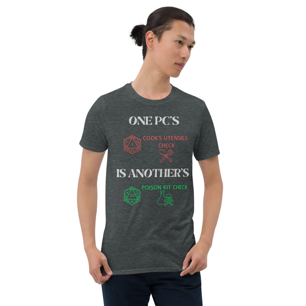 "Nat1 vs Nat20" Softstyle Short-sleeve Unisex T-shirt