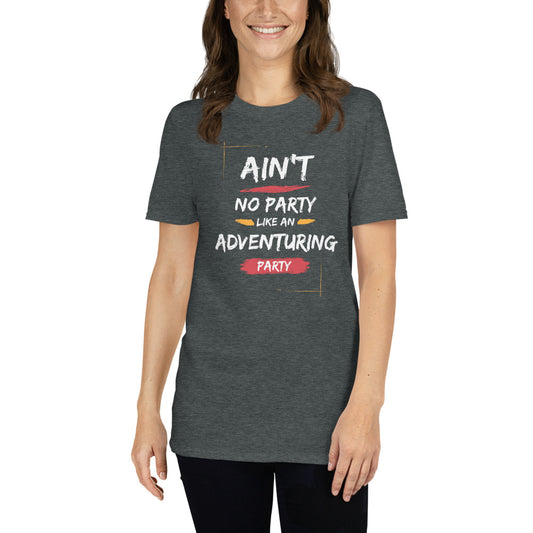 "Aint No Party" Softstyle Short-sleeve Unisex T-shirt