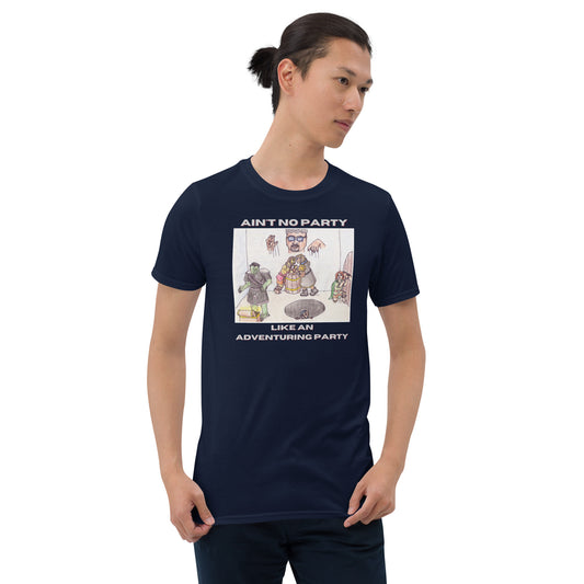 "Adventuring Party" Softstyle Short-sleeve Unisex T-shirt