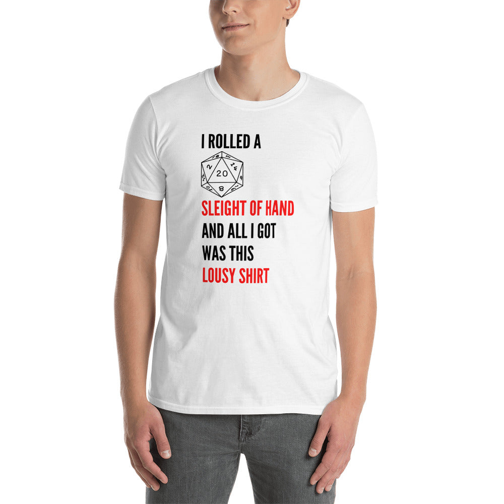 "Sleight of Hand" Softstyle Short-sleeve Unisex T-shirt