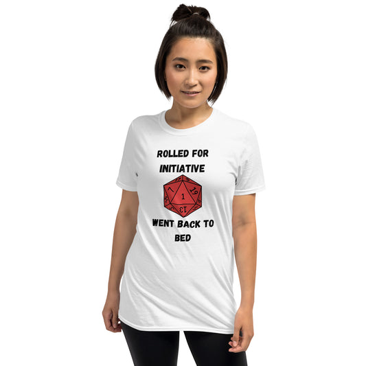 "Back to Bed" Softstyle Short-sleeve Unisex T-shirt