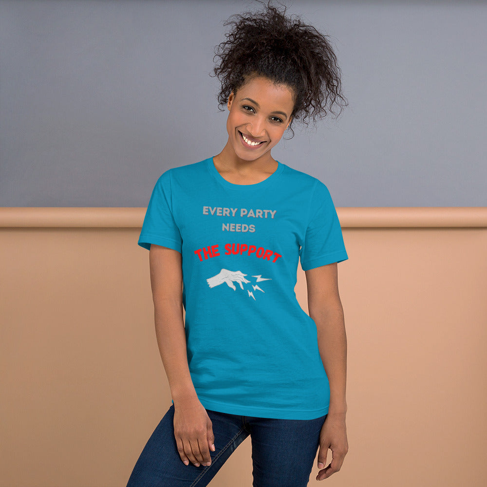 "Party Role - Support" Premium Short-sleeve Unisex T-shirt