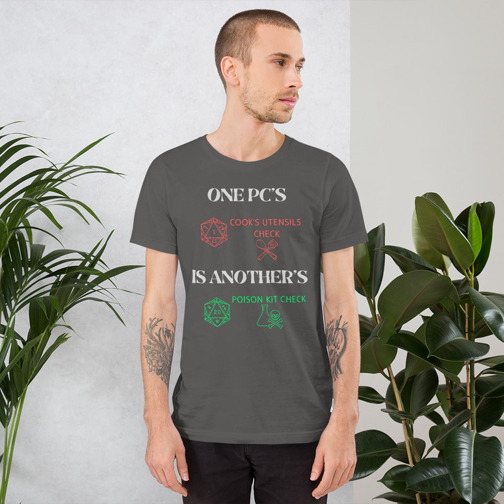 "Nat1 vs Nat20" Premium Short-sleeve Unisex T-shirt