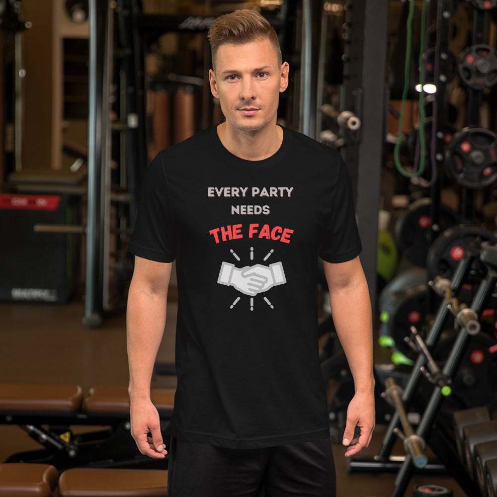 "Party Role - Face" Premium Short-sleeve Unisex T-shirt