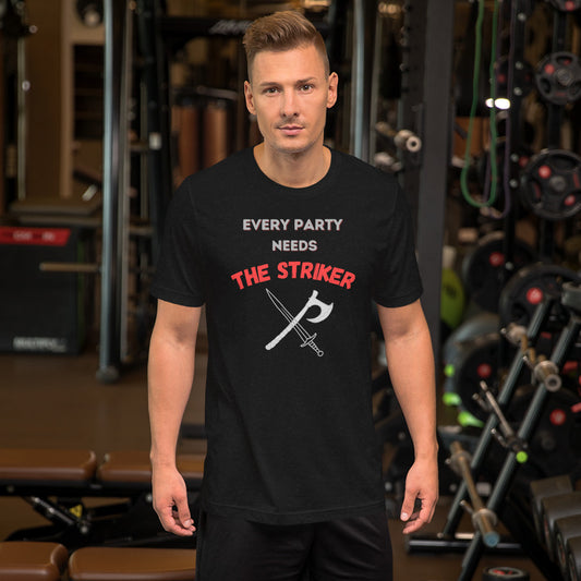 "Party Role - Striker" Premium Short-sleeve Unisex T-shirt