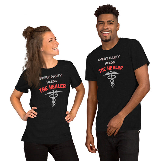 "Party Role - Healer" Premium Short-sleeve Unisex T-shirt
