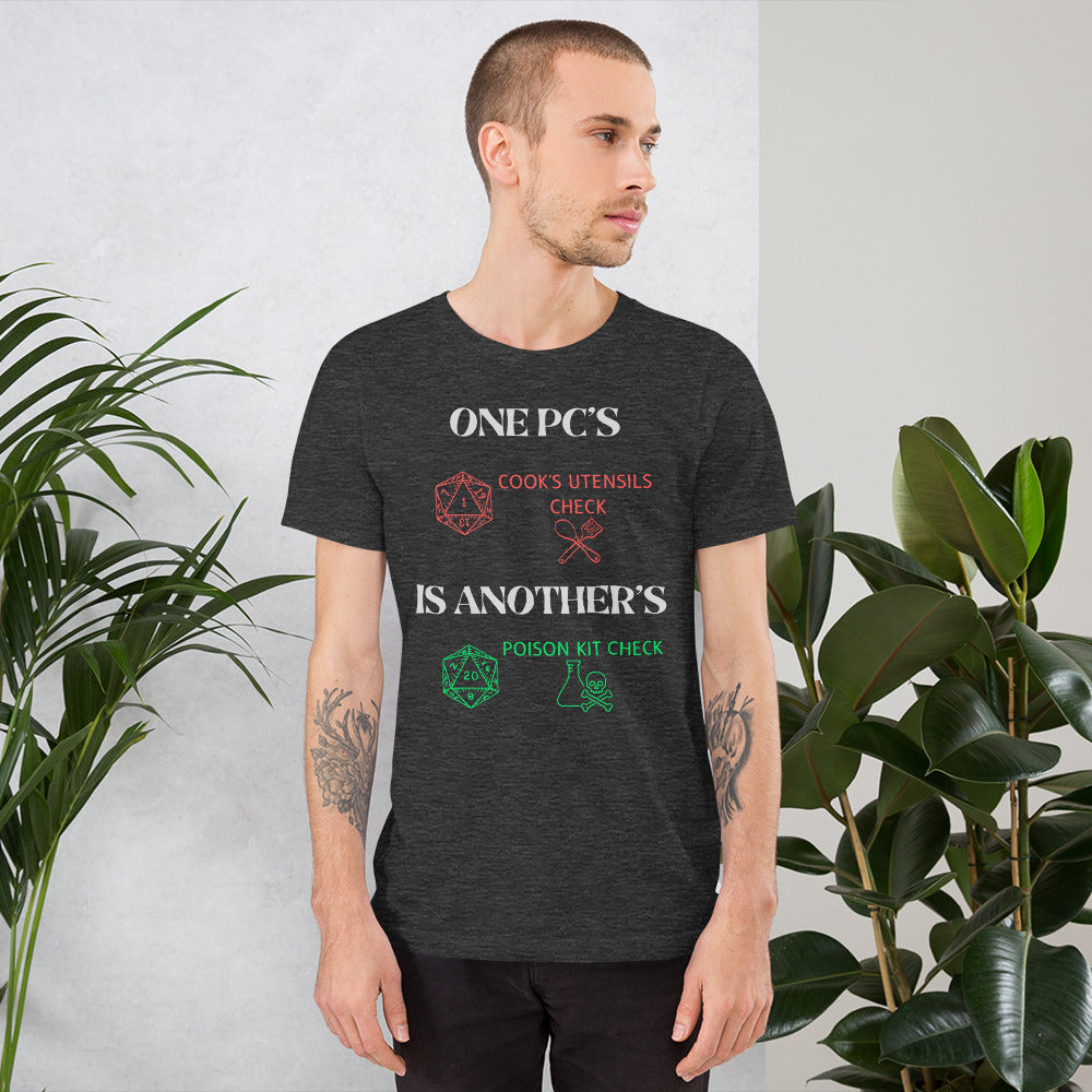 "Nat1 vs Nat20" Premium Short-sleeve Unisex T-shirt