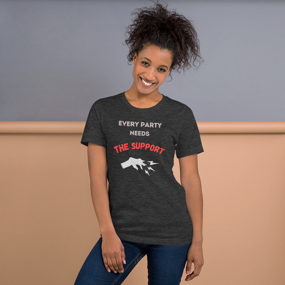 "Party Role - Support" Premium Short-sleeve Unisex T-shirt
