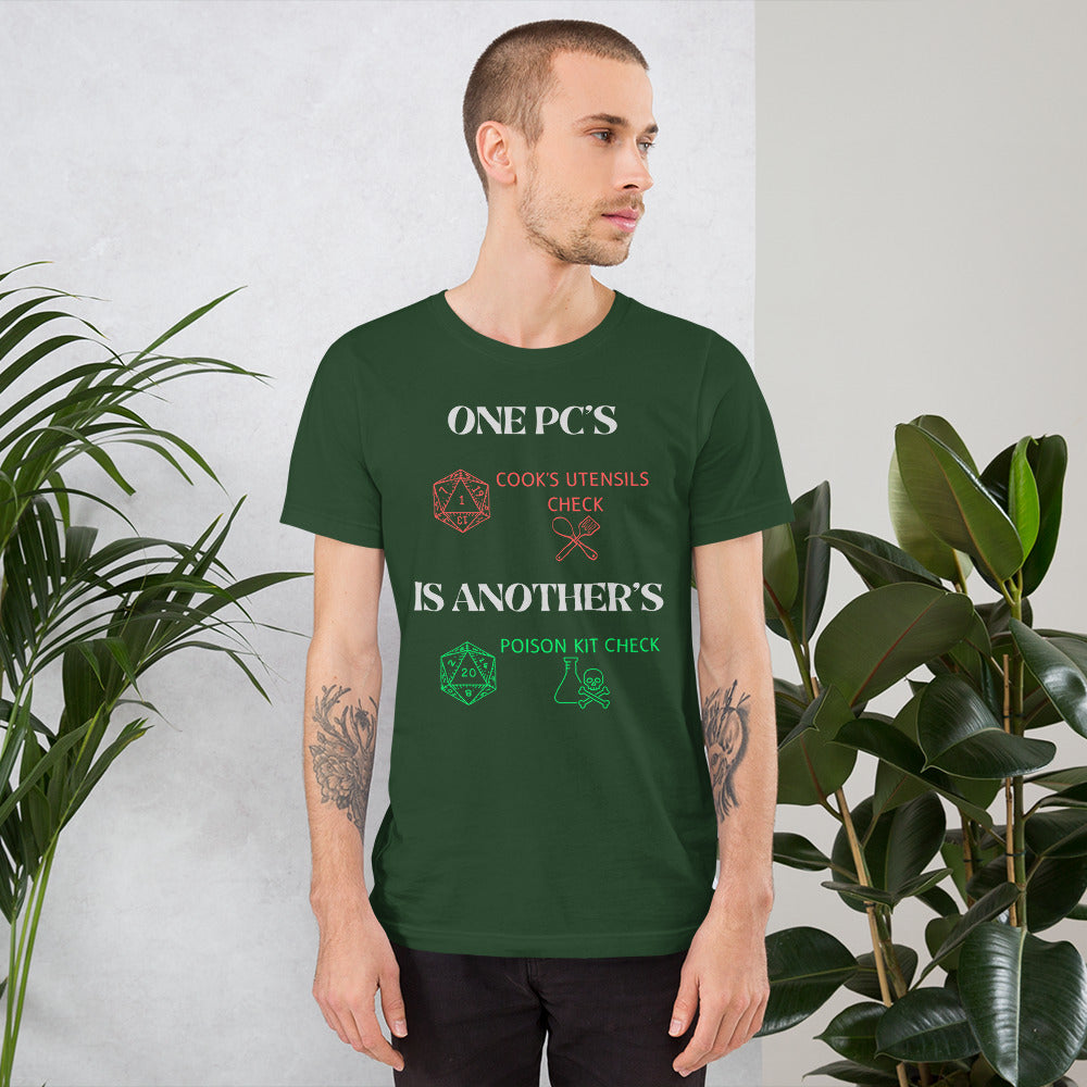 "Nat1 vs Nat20" Premium Short-sleeve Unisex T-shirt