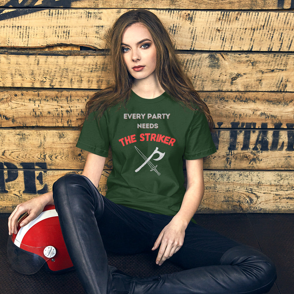 "Party Role - Striker" Premium Short-sleeve Unisex T-shirt