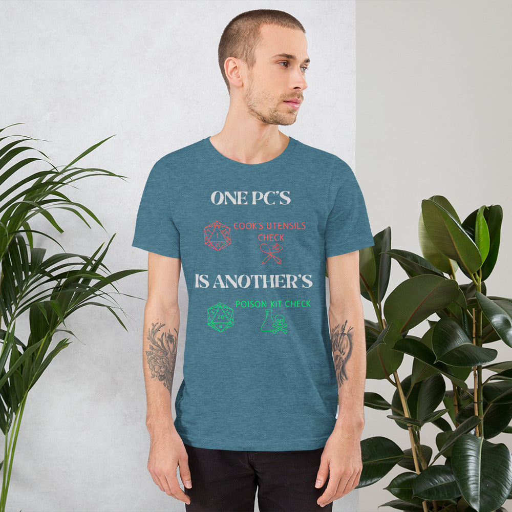 "Nat1 vs Nat20" Premium Short-sleeve Unisex T-shirt