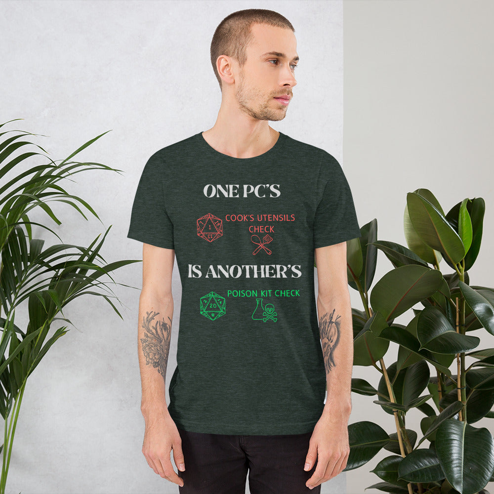 "Nat1 vs Nat20" Premium Short-sleeve Unisex T-shirt