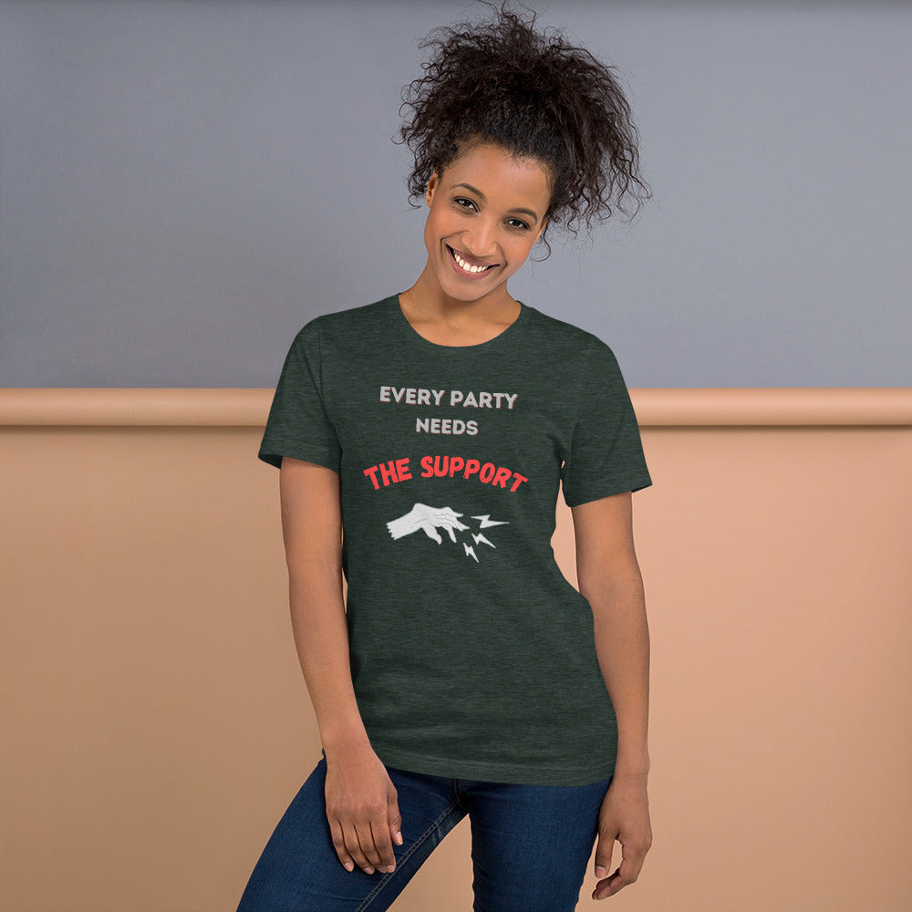 "Party Role - Support" Premium Short-sleeve Unisex T-shirt