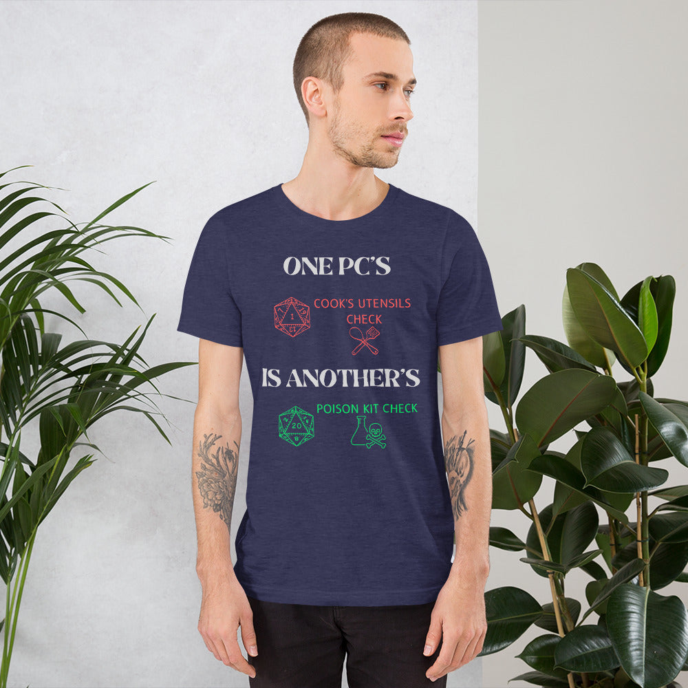"Nat1 vs Nat20" Premium Short-sleeve Unisex T-shirt