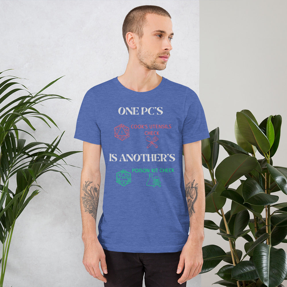 "Nat1 vs Nat20" Premium Short-sleeve Unisex T-shirt
